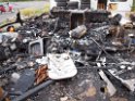 Wohnwagen ausgebrannt Koeln Muelheim Muelheimer Ring Piccoloministr P045